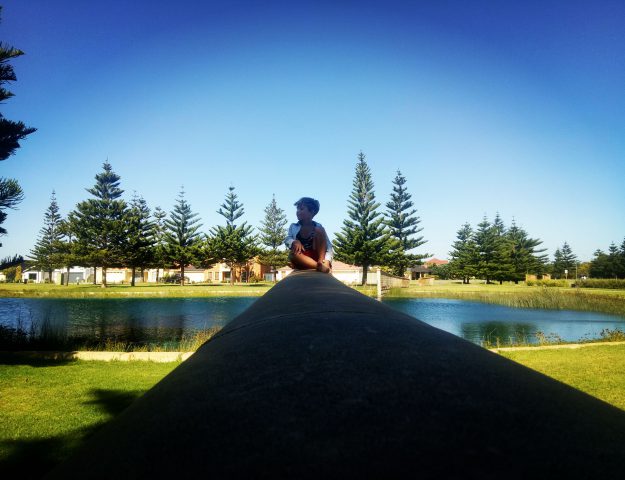 Australien mit Kind